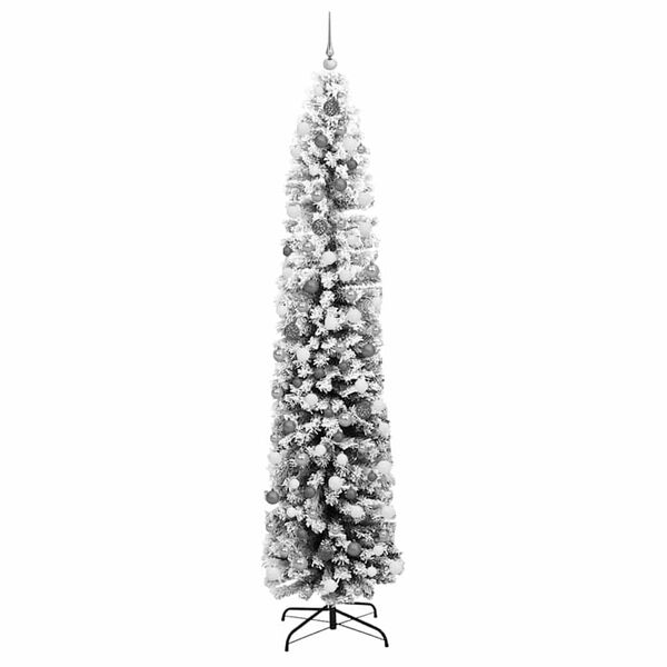 vidaXL Artificial Christmas Tree with 300 LEDs with Stand Green 240 cm