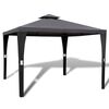 vidaXL Gazebo with Roof 3x3 m Dark Grey