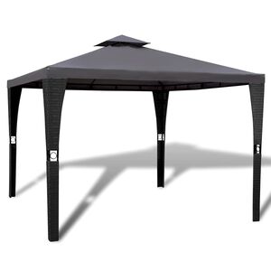 vidaXL Gazebo with Roof 3x3 m Dark Grey