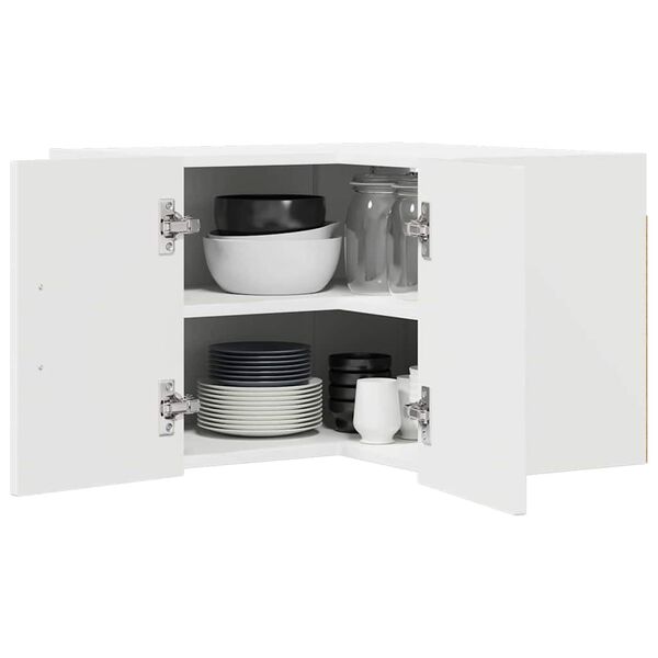 vidaXL Kitchen Cabinet High Gloss White 57 x 57 x 40 cm