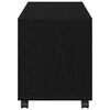 vidaXL End Table Black Oak 72 x 33 x 42.5 cm Engineered wood