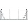 vidaXL Log Holder Anthracite 234x45x100 cm Galvanised Steel