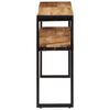 vidaXL Console Table 150x30x75 cm Rough Mango Wood