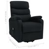 vidaXL Stand up Massage Chair Black Fabric