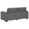 vidaXL 2-Seater Sofa Dark Grey 140 cm Fabric