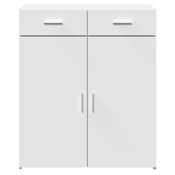 vidaXL Sideboard White 80x42.5x93 cm Engineered Wood