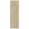 vidaXL Storage Cabinet Sonoma Oak 70x42.5x225 cm Engineered Wood
