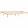 vidaXL Bed Frame without Mattress King Size Solid Wood Pine