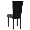 vidaXL Dining Chairs 2 pcs Black Velvet