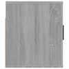 vidaXL Wall Mounted TV Cabinet Grey Sonoma 80x34.5x40 cm