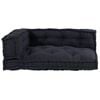 vidaXL Pallet Sofa Cushion 3 pcs Anthracite 120 x 80 x 38 cm Fabric