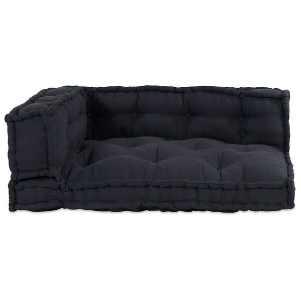 vidaXL Pallet Sofa Cushion 3 pcs Anthracite 120 x 80 x 38 cm Fabric