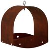 vidaXL Hanging Bird Feeder Weathering Steel Rusty