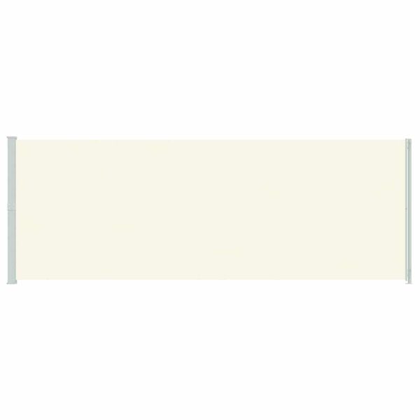 vidaXL Patio Retractable Side Awning 220x600 cm Cream