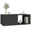 vidaXL Coffee Table Black 100x50.5x35 cm Engineered Wood