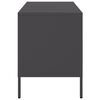 vidaXL TV Cabinets 2 pcs Black 68x39x50.5 cm Steel