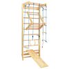 vidaXL Indoor Playground | Natural Wood | Pine wood | Compact | Wall mounting
