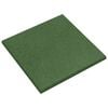 vidaXL Fall Protection Tiles 6 pcs Green 50 x 50 cm Rubber