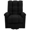 vidaXL Stand up Massage Chair Black Fabric