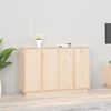 vidaXL Sideboard 120x35x80 cm Solid Wood Pine