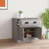 vidaXL Sideboard Grey Sonoma 70x35.5x67.5 cm Engineered Wood