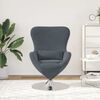 vidaXL Egg Chair Dark Grey Velvet