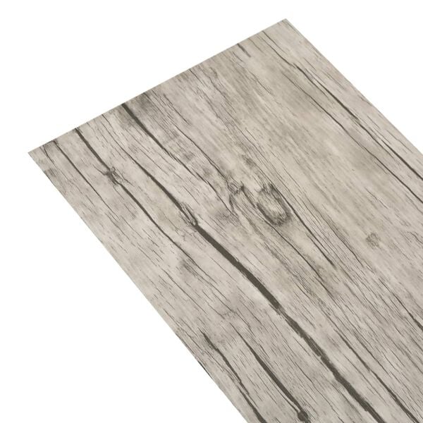 vidaXL Self-adhesive PVC Flooring Planks 5.02 m² 2 mm Oak Washed