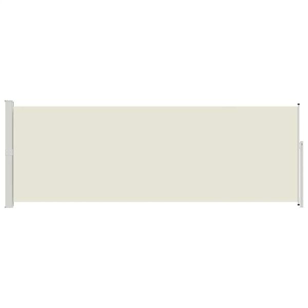 vidaXL Retractable Side Awning 160 x 500 cm Cream