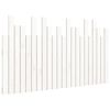 vidaXL Wall Headboard White 140x3x80 cm Solid Wood Pine