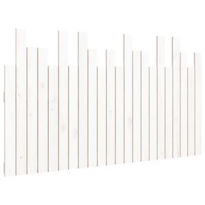 vidaXL Wall Headboard White 140x3x80 cm Solid Wood Pine