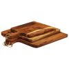 vidaXL Chopping Board 3pcs Solid Wood Acacia