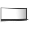 vidaXL Bathroom Mirror Grey 80x10.5x37 cm Engineered Wood