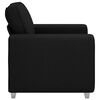 vidaXL Sofa Black 100 x 80 x 82 cm Fabric