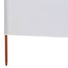 vidaXL 6-panel Wind Screen Fabric 800x160 cm Sand White