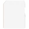 vidaXL Bedside Cabinets with LED Lights 2 pcs White 50x40x45 cm
