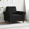 vidaXL Sofa Chair Black 60 cm Faux Leather