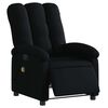 vidaXL Electric Massage Recliner Chair Black Fabric
