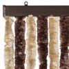 vidaXL Insect Curtain Beige and Light Brown 90x220 cm Chenille