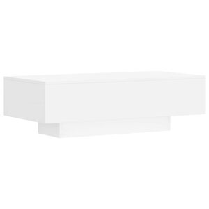 vidaXL Coffee Table | White | Engineered wood | Medium | Minimalistic