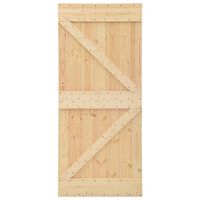 vidaXL Door 90x210 cm Solid Pine Wood