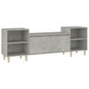 vidaXL TV Cabinet Concrete Grey 160x35x55 cm Engineered Wood