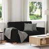 vidaXL 2-Seater Sofa Black 160x78x84 cm Fabric