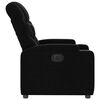vidaXL Electric Recliner Chair Black Fabric