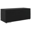 vidaXL Stool Black 101 x 41 x 40 cm Velvet and Engineered Wood