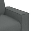 vidaXL 2 Piece Sofa Set with Cushions Dark Grey Fabric