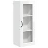 vidaXL Wall Glass Cabinet PORTO High Gloss White 40 x 31 x 100 cm