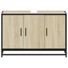 vidaXL Bathroom Sink Cabinet Sonoma Oak 90x33x60 cm Engineered Wood