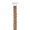 vidaXL Jute Rope 50 m Long 12 mm Thick