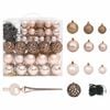 vidaXL Artificial Pre-lit Christmas Tree with Ball Set&Pine Cones 240 cm