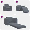 vidaXL Sofa Bed Dark Grey 98 x 71 x 83 cm Velvet